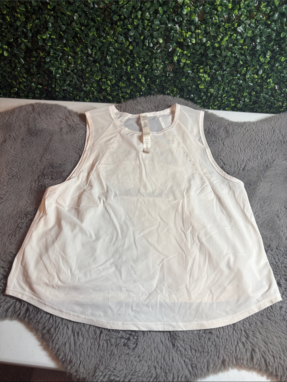 lululemon athletica White Tank Top Size 4